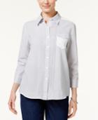 Alfred Dunner Uptown Girl Pleated Shirt