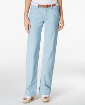 Tommy Hilfiger Wide-leg Denim Trousers