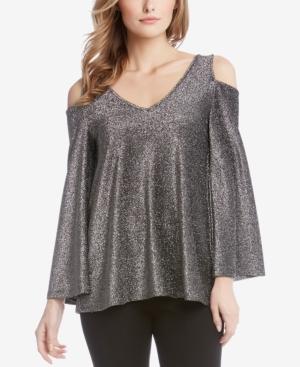 Karen Kane Cold-shoulder Sparkle Top