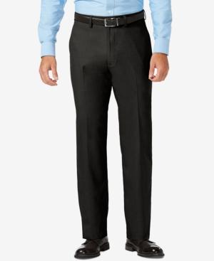 J.m. Haggar Men's Classic-fit Stretch Sharkskin Dress Pants