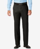 J.m. Haggar Men's Classic-fit Stretch Sharkskin Dress Pants