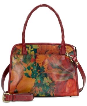 Patricia Nash Paris Smooth Leather Satchel