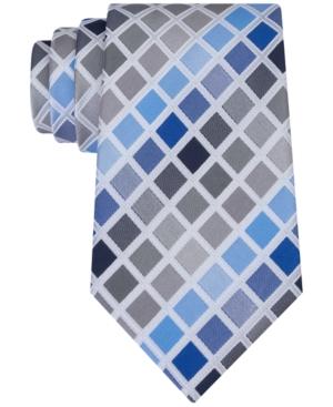 Geoffrey Beene Men's Tone Geometric Tie