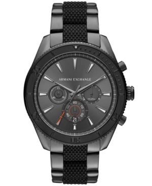 Ax Armani Exchange Men's Chronograph Enzo Two-tone Stainless Steel Bracelet Watch 46x52mm