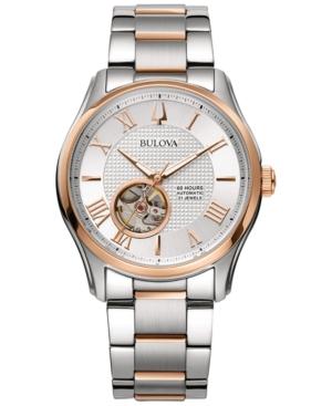 Bulova Men's Automatic Wilton Two-tone Stainless Steel Bracelet Watch 42mm