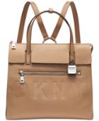 Dkny Commuter Leather Convertible Backpack, Created For Macy's