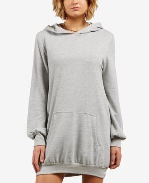 Volcom Juniors' Stone Me Sweatshirt Hoodie Dress
