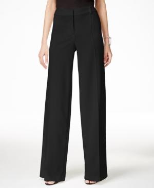 Alfani Pintucked Wide-leg Pants, Only At Macy's