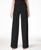 Alfani Pintucked Wide-leg Pants, Only At Macy's