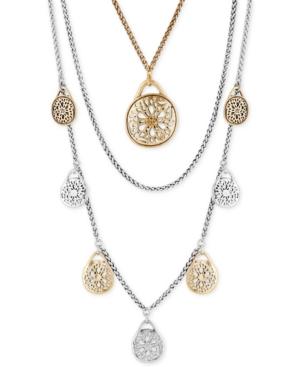 Lucky Brand Two-tone Multi-row Necklace