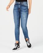 Hudson Jeans Barbara Asymmetrical-hem Skinny Jeans