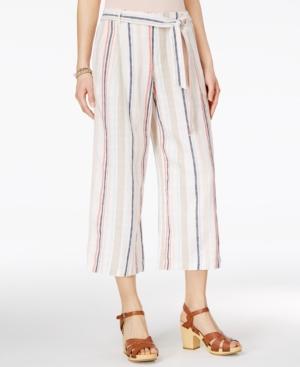 Jessica Simpson Printed Wide-leg Cropped Soft Pants