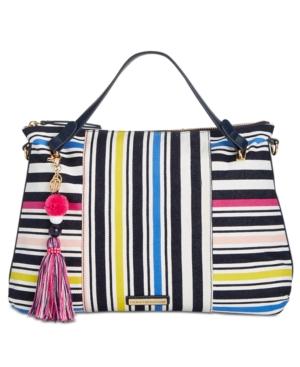 Tommy Hilfiger Adelina Large Hayward Stripe Satchel