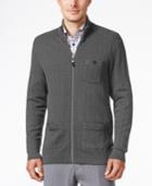 Tasso Elba Men's Big And Tall Full Zip Sweater, Created For Macy's