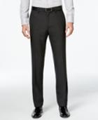 Kenneth Cole Reaction Slim Fancy Black Tip Pants