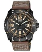 Citizen Watch, Men's Drive From Citizen Eco-drive Khaki Nylon Strap 46mm Bm7279-03e