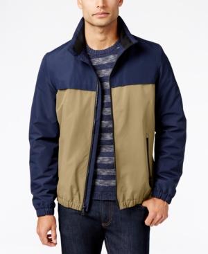 Nautica Two-tone Water-resistant Bomber Jacket