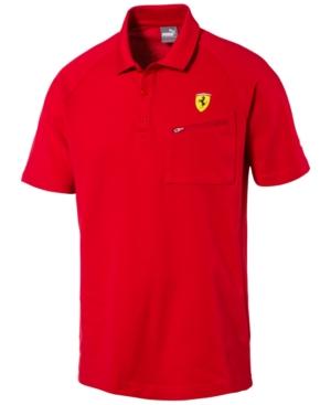 Puma Men's Ferrari Drycell Cotton Polo