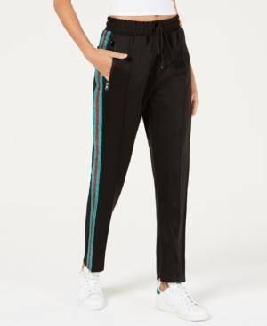 Reason Glitter-stripe Track Pants