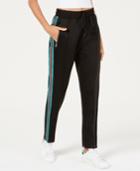 Reason Glitter-stripe Track Pants