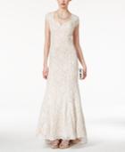 Morgan & Company Juniors' Glitter Lace Mermaid Gown