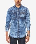 Sean John Men's Denim Pocket Shirt