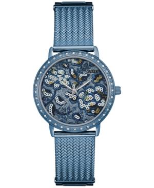 Guess Women's Willow Sky Blue Stainless Steel Bracelet Watch 35mm U0822l3