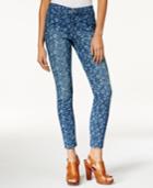 Maison Jules Floral-print Skinny Jeans, Only At Macy's