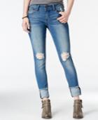 Indigo Rein Juniors' Selvedge Skinny Jeans