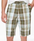 Dockers The Perfect Green Plaid Shorts