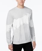 Wht Space Men's Brushstroke Print Sweatshirt, Only At Macy's