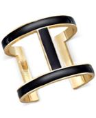 Inc International Concepts Gold-tone Jet Open Cuff Bracelet, Only At Macy's