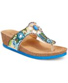 Rialto Bethany Beaded Wedge Sandals Women's Shoes