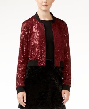 Rachel Rachel Roy Sequined Bomber Jacket, Only At Macy's