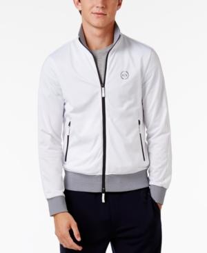 Armani Exchange Men's Logo Full-zip Jacket
