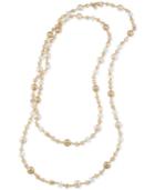 Carolee Gold-tone Multi-bead Long Length Necklace