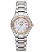 Citizen Watch, Women's Signature Octavia Eco-drive Diamond (1/2 Ct. T.w.) Two Tone Stainless Steel Bracelet 29mm Ew2096-57d