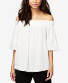 Rachel Rachel Roy Cotton Off-the-shoulder Top, Only At Macy's