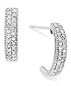 Diamond Earrings, Sterling Silver Diamond Earrings (1/2 Ct. T.w.)