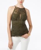 Guess Jessica Lace Open-back Halter Top