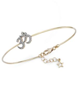 Yellora™ Diamond Bracelet, Yellora™ Diamond Om Bracelet (1/6 Ct. T.w.)