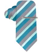 Alfani Spectrum Jerry Stripe Slim Tie