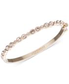 Givenchy Gold-tone Silky Crystal Bangle Bracelet