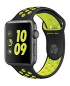 Apple Watch Nike+ 42mm Space Gray Aluminum Case With Black/volt Nike Sport Band