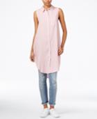 Velvet Heart Cannes Cotton High-low Striped Tunic