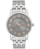 I.n.c. International Concepts Men's Silver-tone Link Bracelet Watch 42mm, Created For Macy's