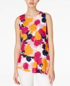 Maison Jules Printed Asymmetrical Top, Only At Macy's