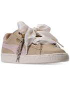 Puma Women's Basket Heart Coach Casual Sneakers From Finish Line