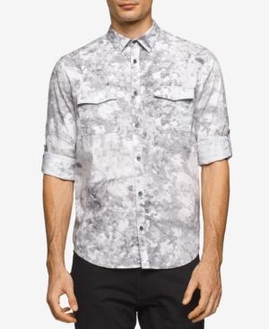 Calvin Klein Men's Watermark Cotton Shirt