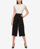 Jessica Simpson Lace Top Cropped Jumpsuit